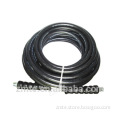 ZMTE black color jet wash hose assembly of hot water braided hose